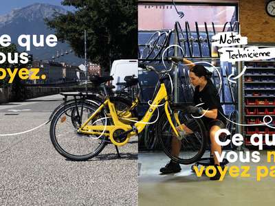 Bien + qu'un vélo jaune, des humains qualifiés