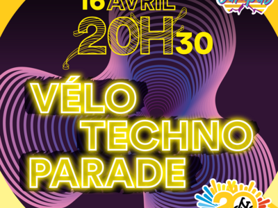 Vélotechnoparade mardi 16 avril