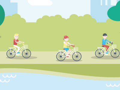 Les stages d'été vélo pour les enfants